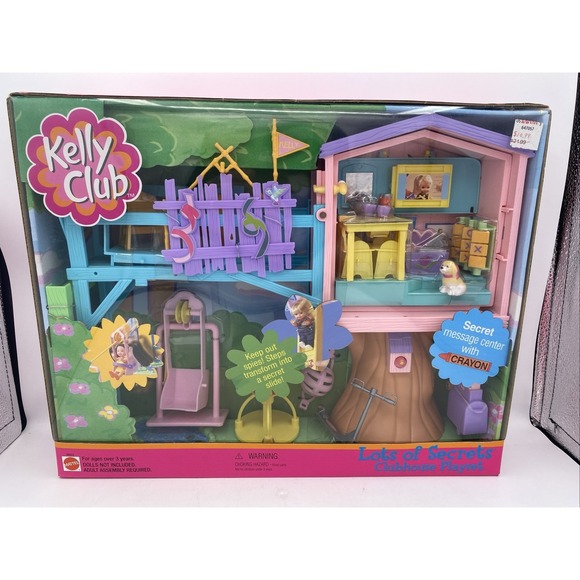 Mattel Other - 2002 KELLY CLUB LOTS OF SECRETS CLUBHOUSE PLAYSET - 88923 - ORI BOX UNOPENED